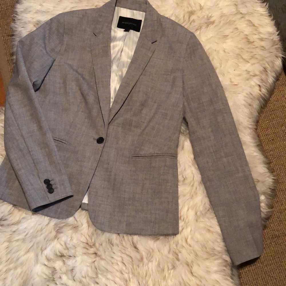 Banana Republic Grey Blazer